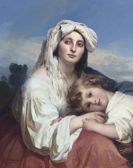 Franz Xaver Winterhalter Italienerin mit Kind